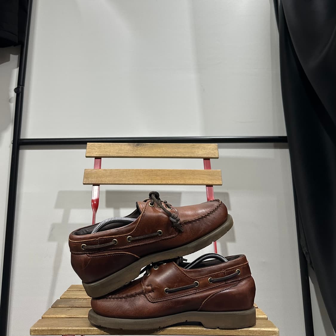 UK7) 세바고 로퍼 남성 남자 구두 보트 슈즈 브라운  상품이미지7