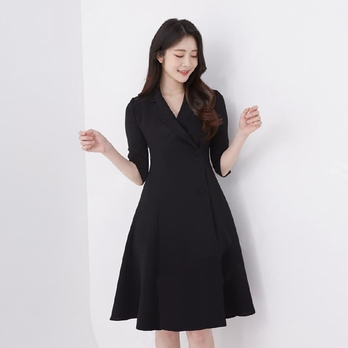 으네드레스(EUNE) 트렌치 7부 원피스 44 상품이미지1