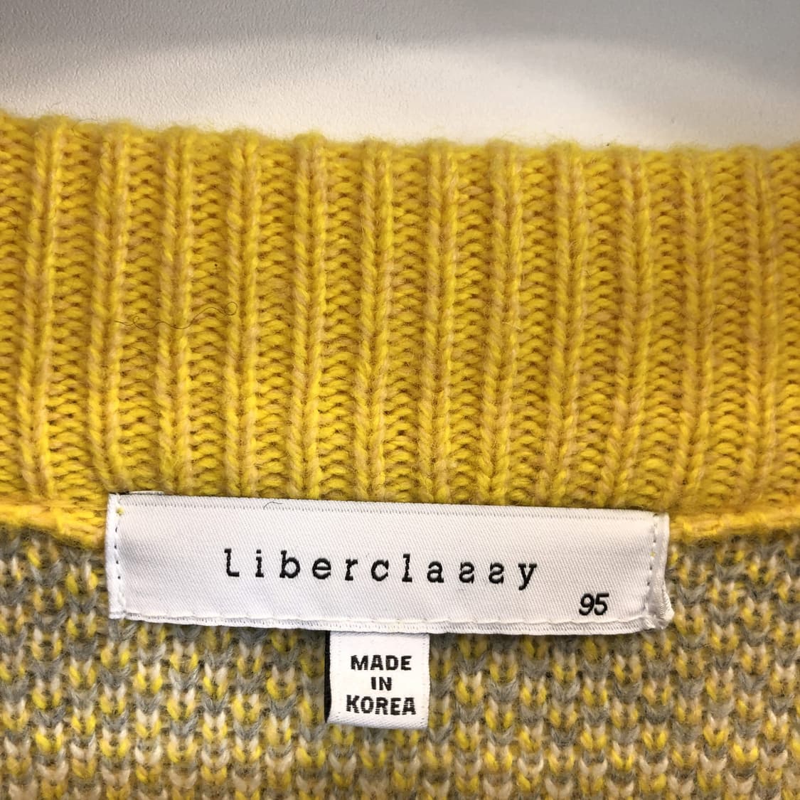 리버클래시 컬러블록 가디건 95 상품이미지5