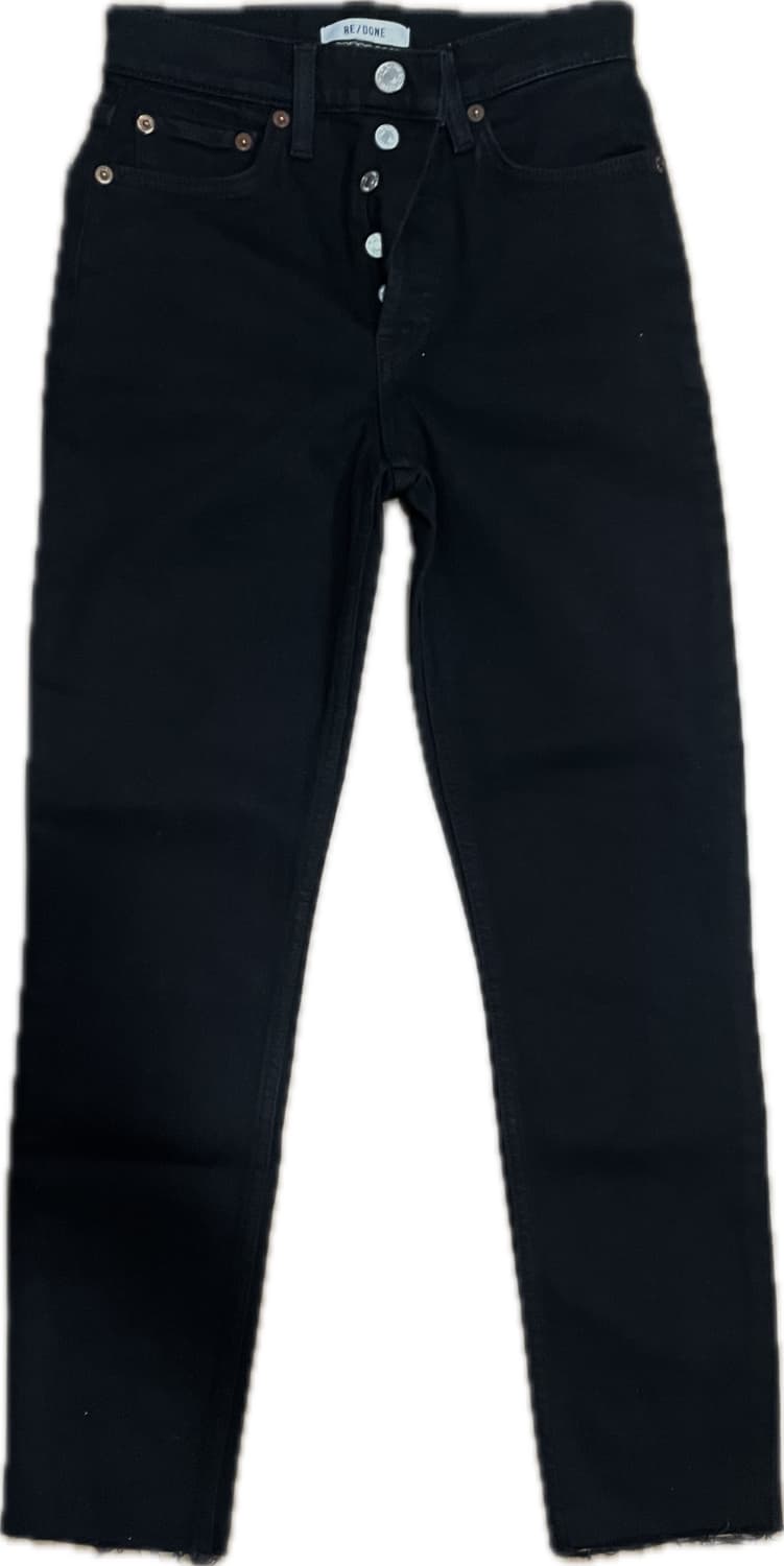 빈티지 슬림핏 블랙데님  상품이미지1