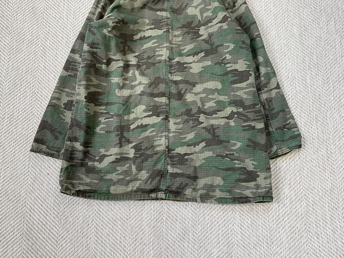 NANEA 립스탁 리버시블 밀리터리 워크 코트 J03366 상품이미지5