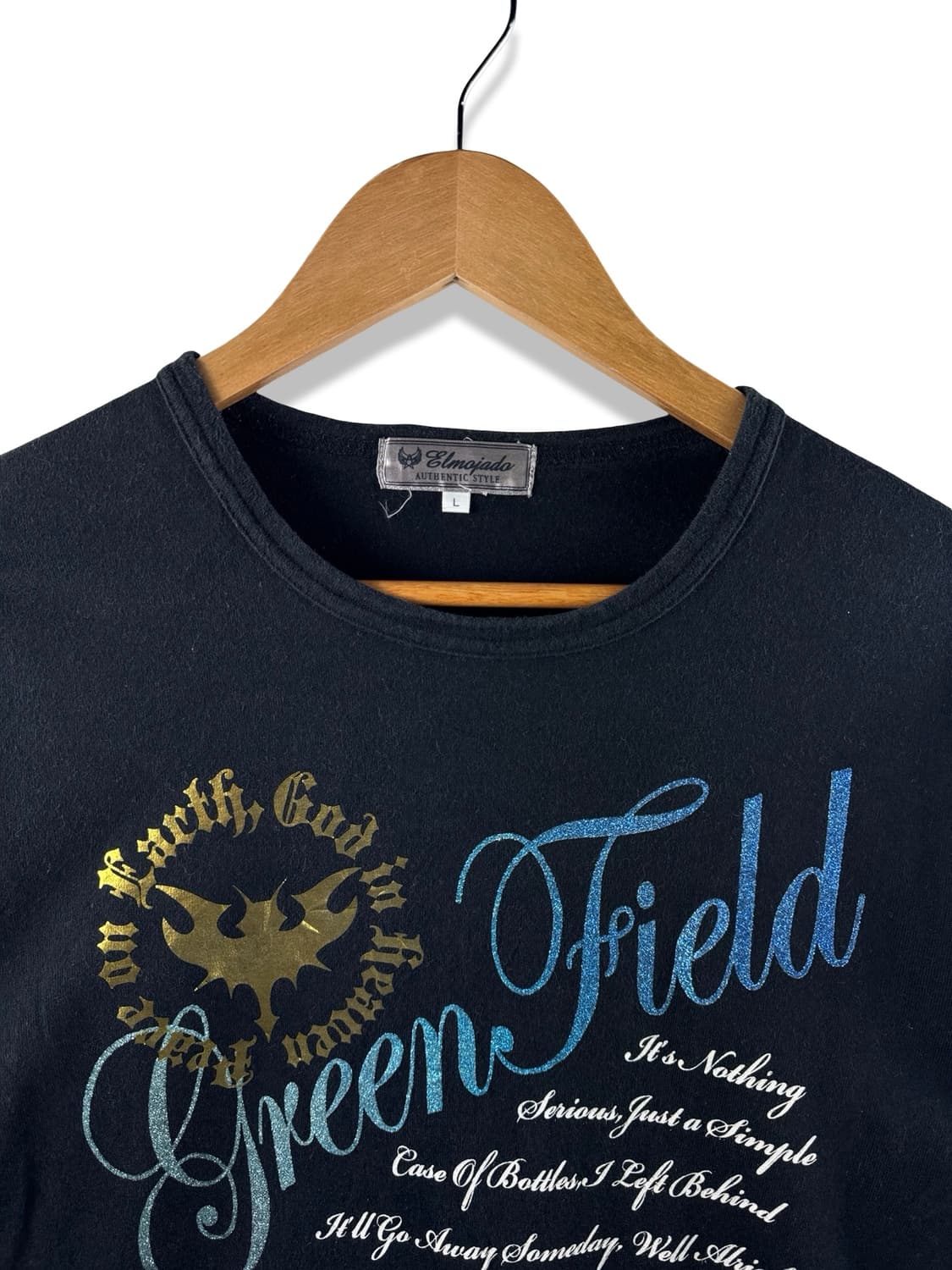 JPN Y2K 글리터 레터링 롱슬리브1859 상품이미지3