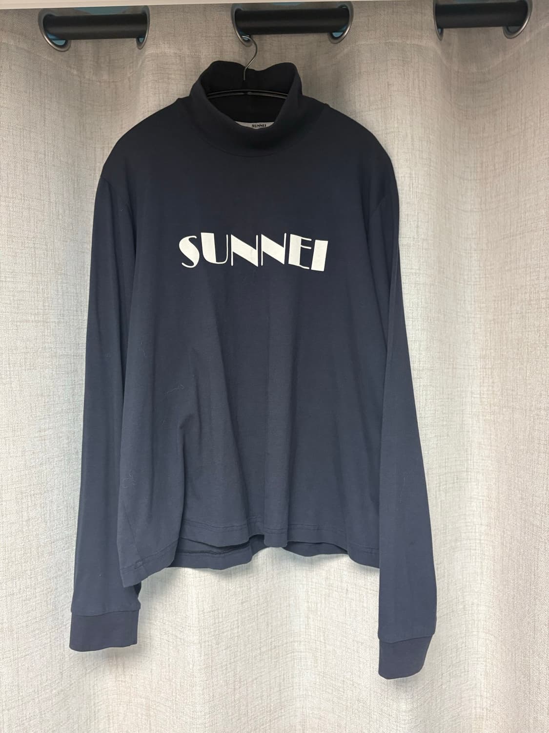 써네이 네이비 목티 롱슬리브 L 상품이미지1