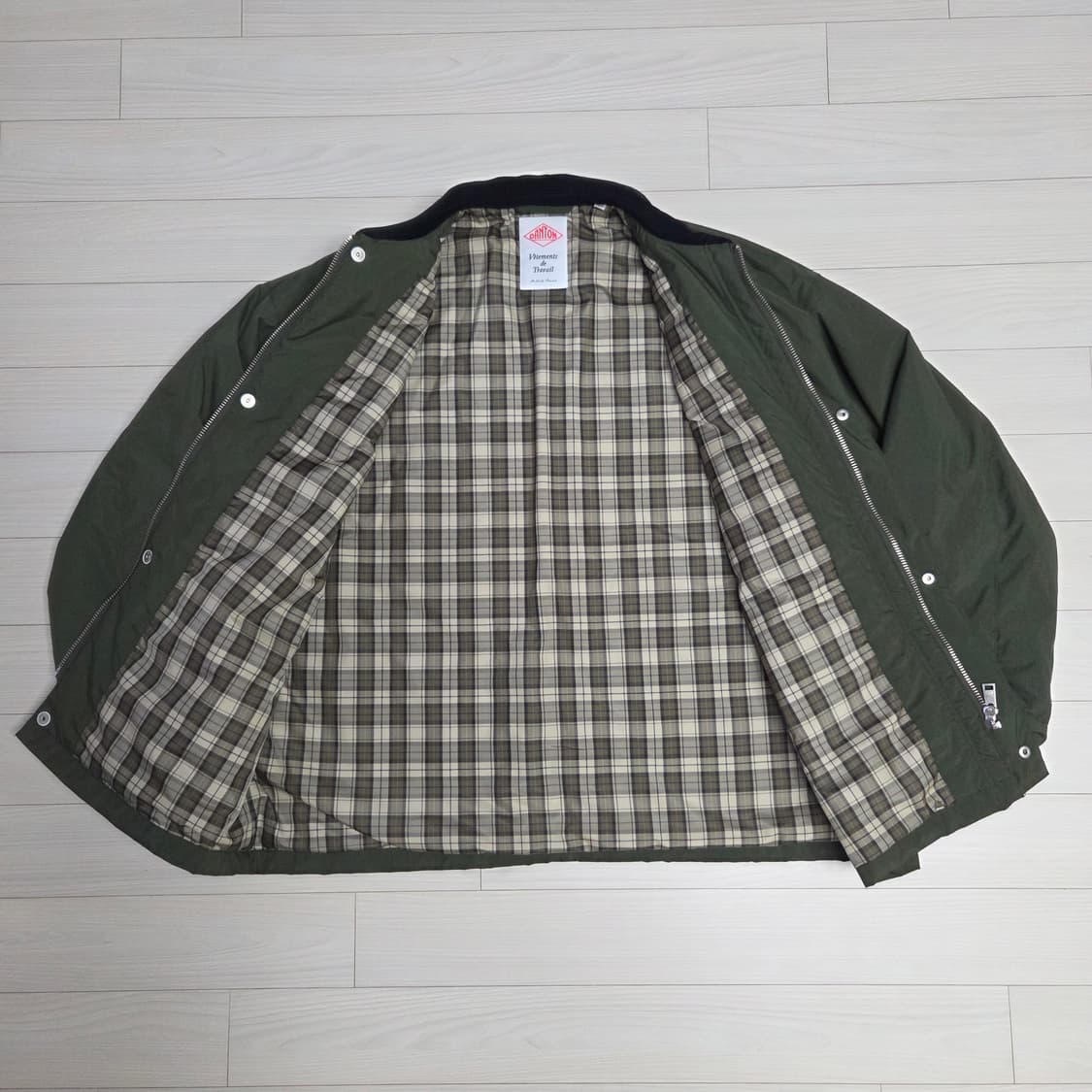 단톤 커버올 워크 자켓 40사이즈 상품이미지3