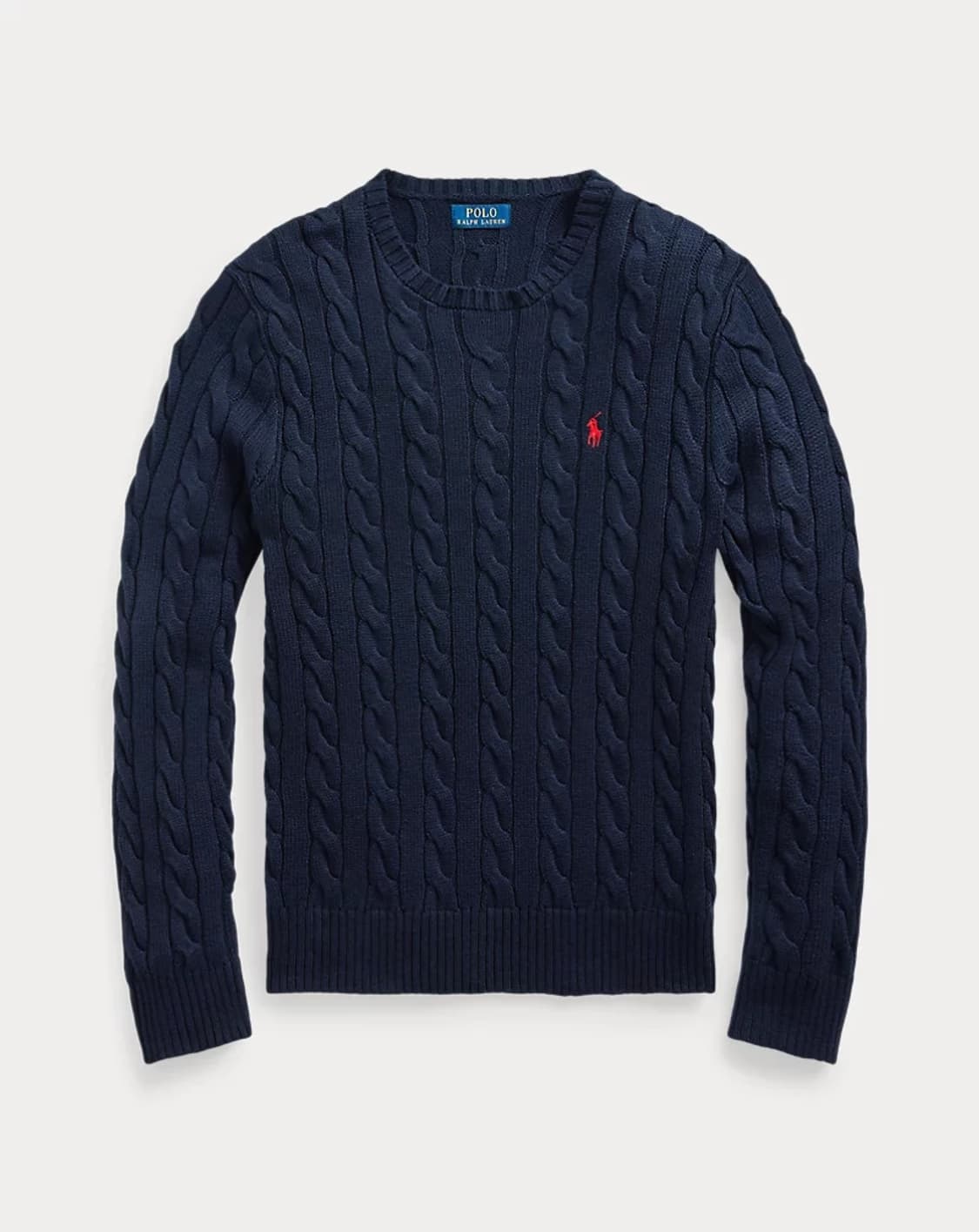 폴로 랄프로렌 케이블 니트 네이비 색상 XL 상품이미지3