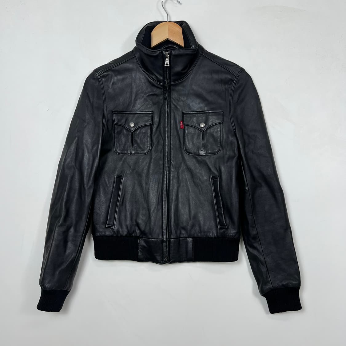 Levis 리바이스 블랙 양가죽 자켓 상품이미지1