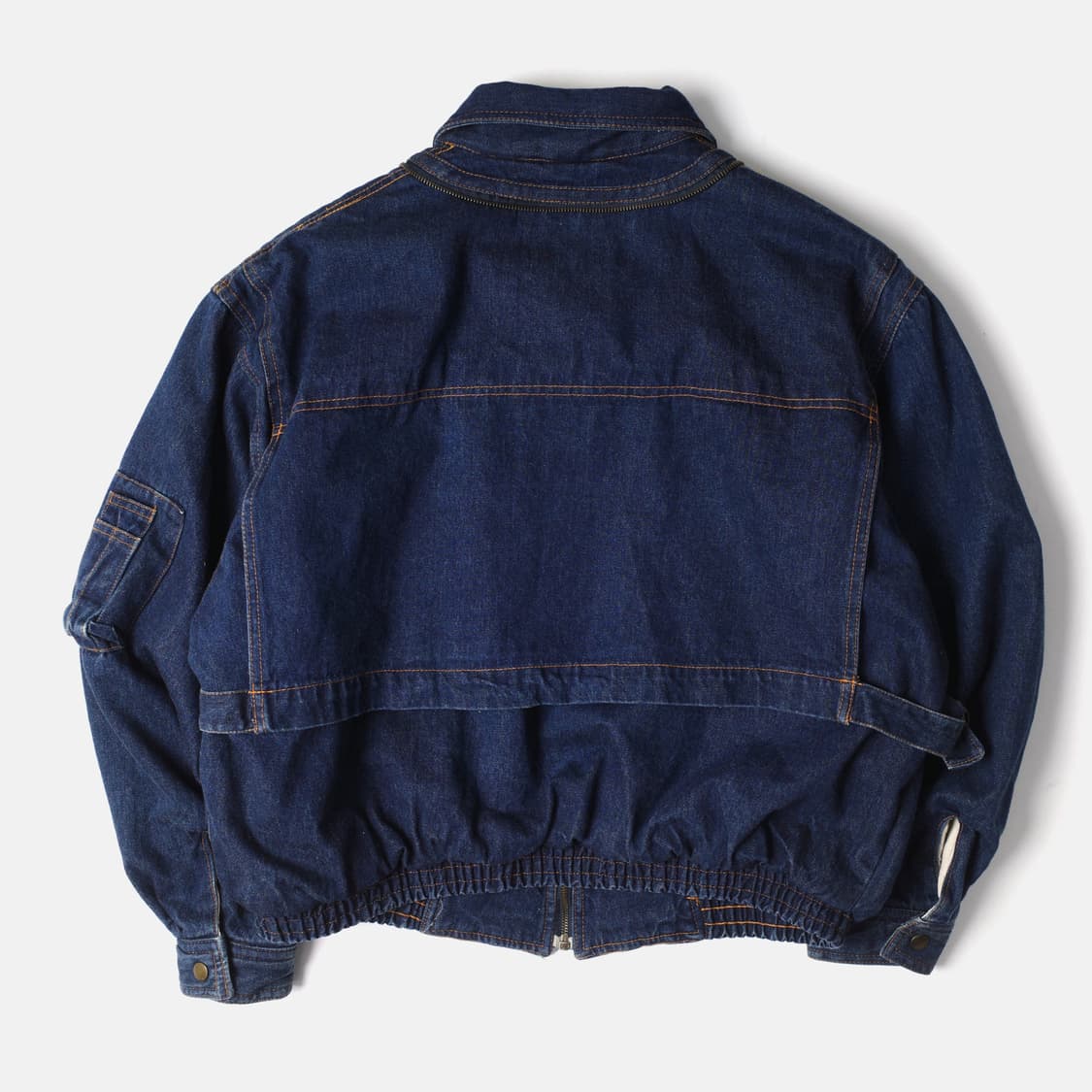 ~1990's Big Pocket Denim Bomber Jacket 상품이미지8