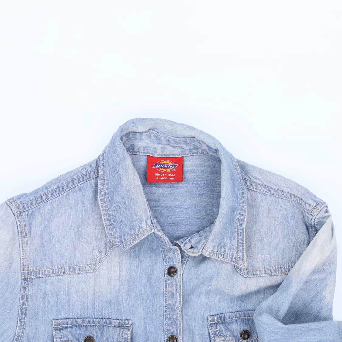[SM] 디키즈 웨스턴 여성 청남방 데님셔츠 0112J 상품이미지3