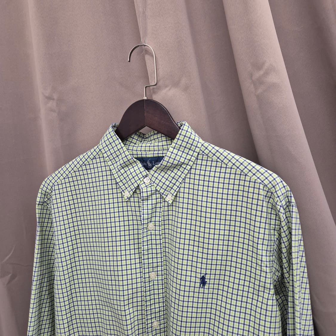 폴로 랄프로렌 클래식핏 체크 셔츠 L 상품이미지2