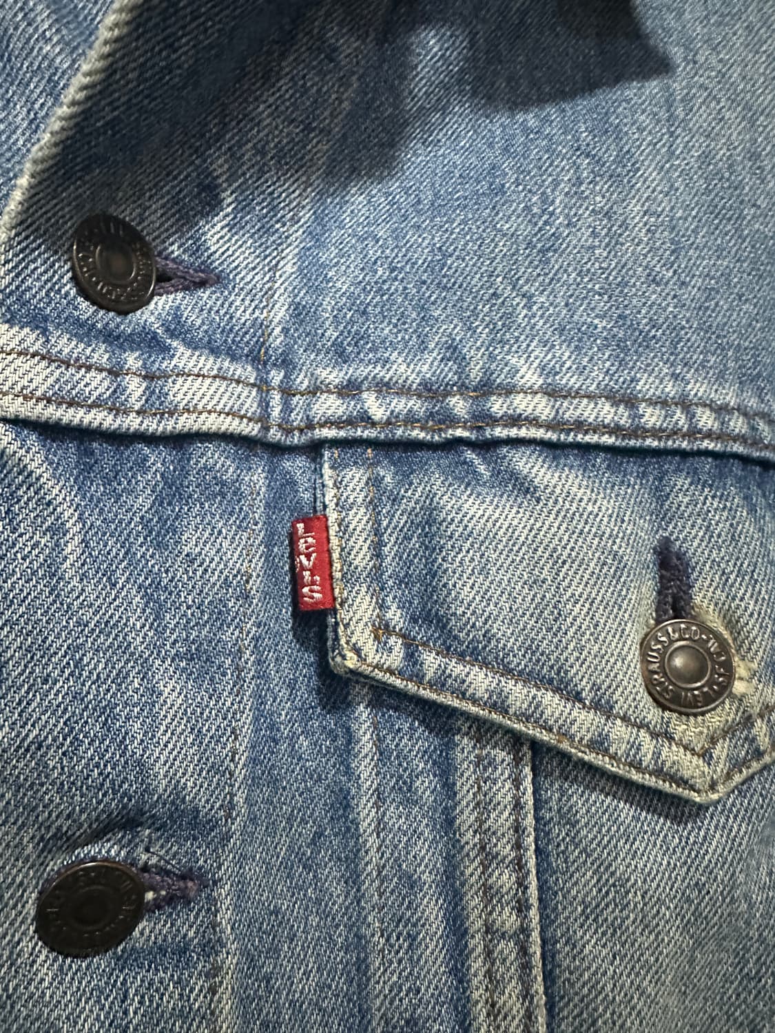 90s리바이스 3세대 트러커자켓 캐나다생산100 상품이미지4