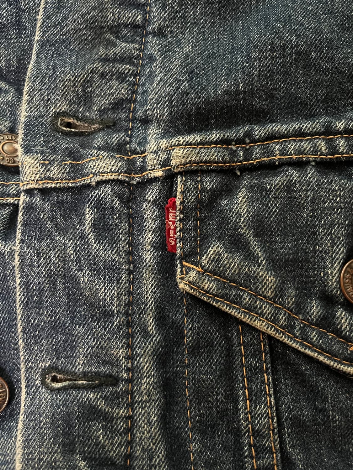 levis 70505 blanket big E 38 청자켓 상품이미지5