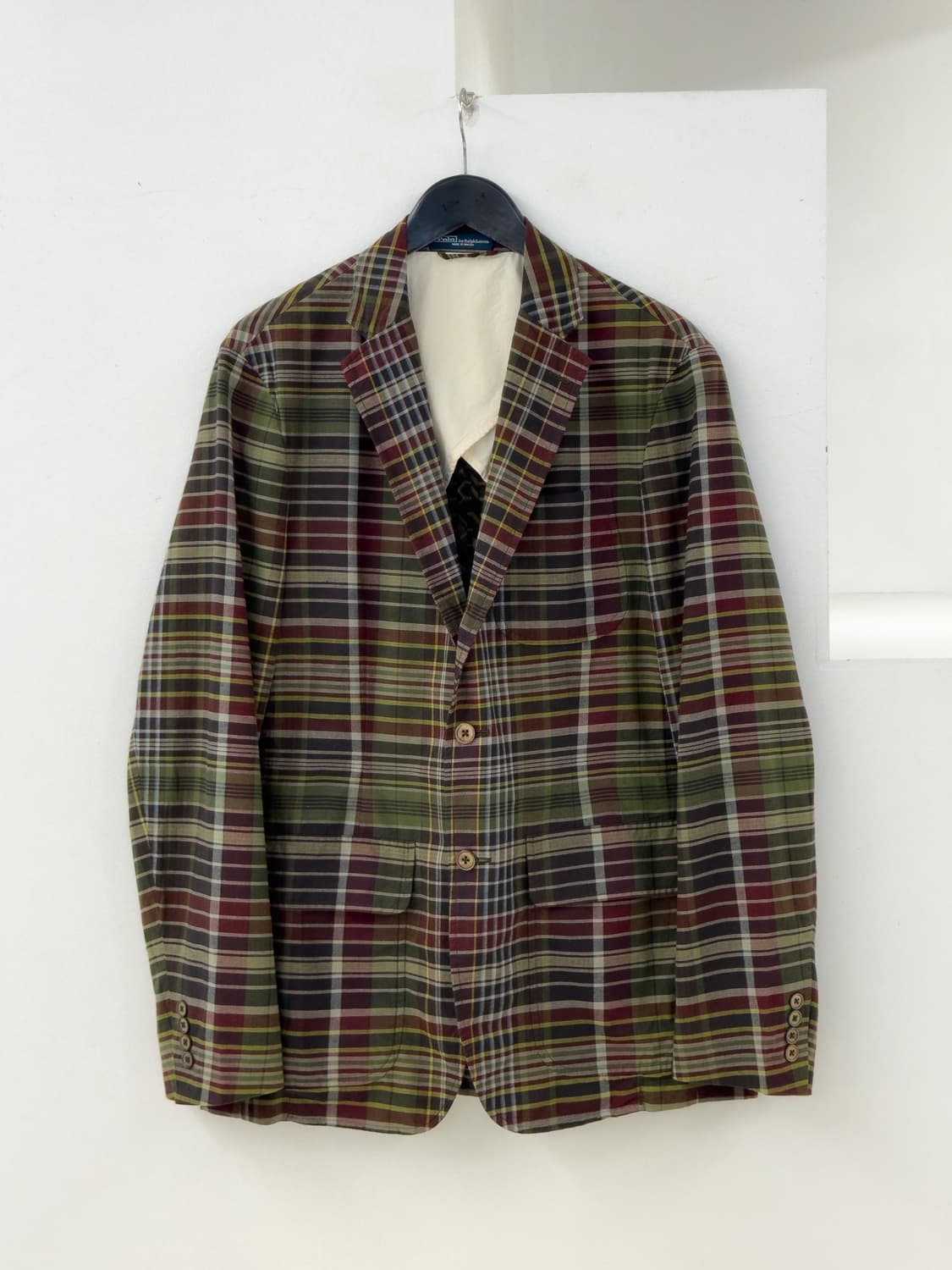 폴로 랄프로렌 체크 자켓 상품이미지2