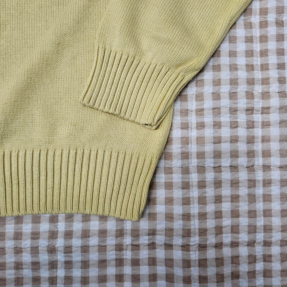 헤지스 반집업 면니트 남자100 상품이미지4