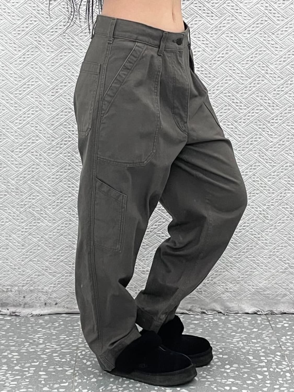 유니클로 모던 캐주얼 빈티지 베이커 바지 73 C09101 상품이미지1