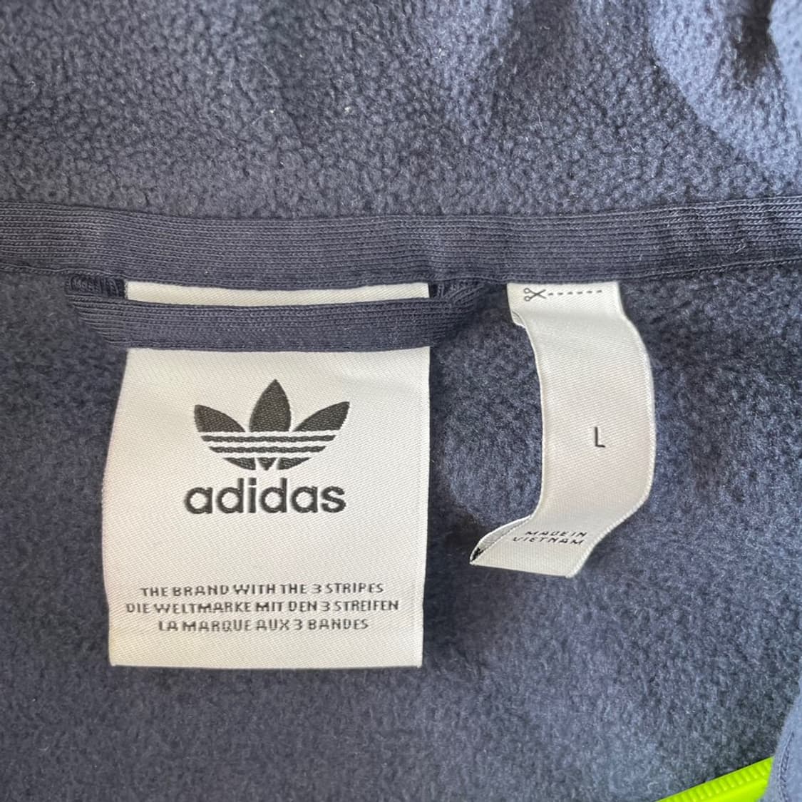 L 아디다스 발란타 후리스 풀오버 자켓 100 파이어버드 상품이미지4