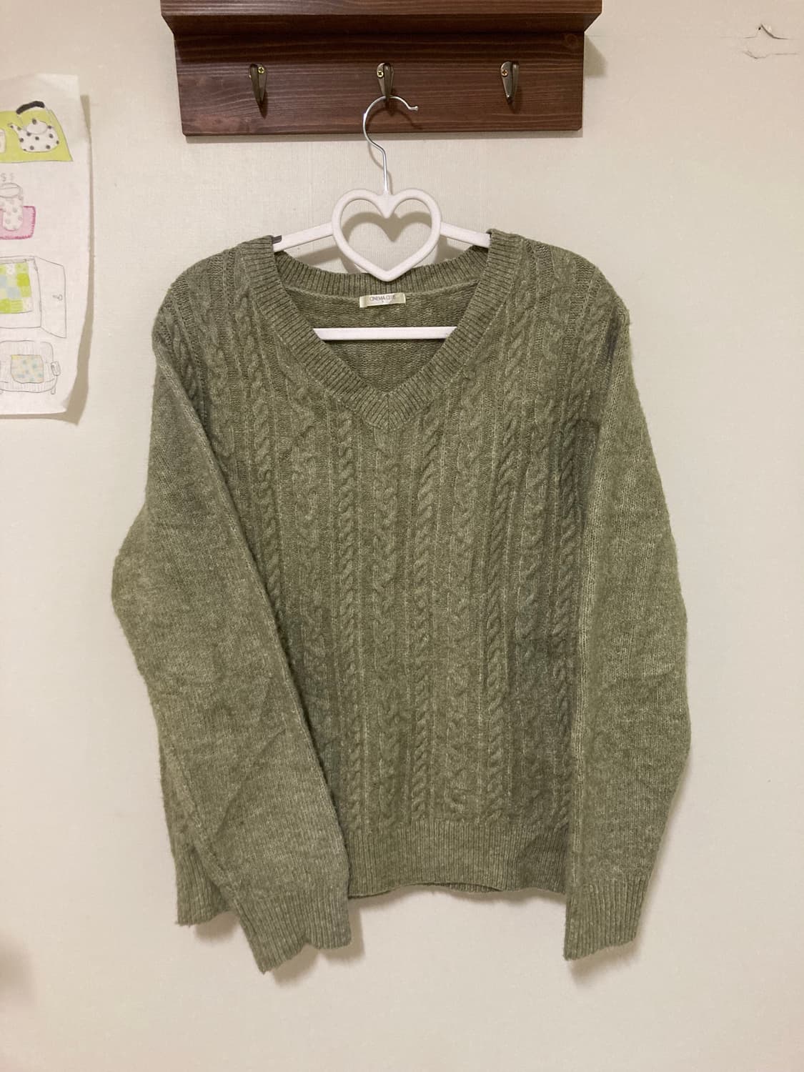 말차 꽈베기 니트 상품이미지2