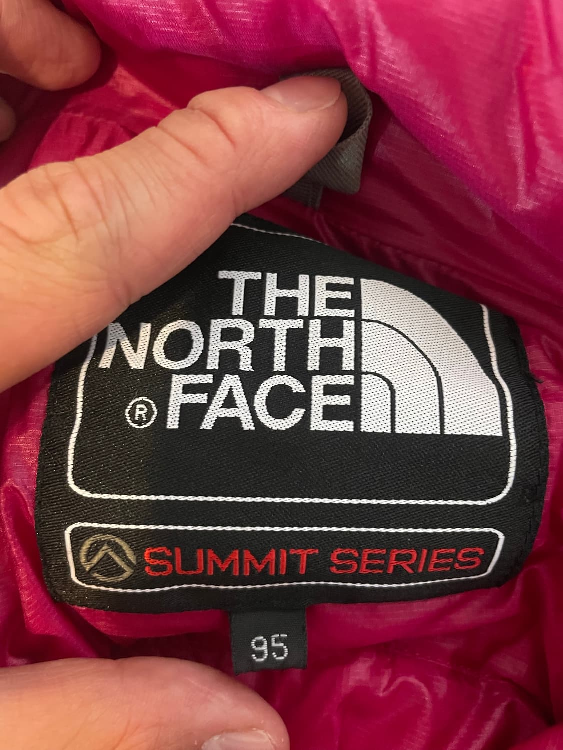 노스페이스 핑크 경량 패딩 95 상품이미지8