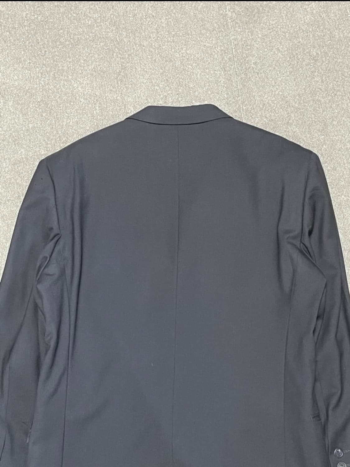 9~00s 이세이미야케 블랙 더블브레스트 울 재킷 상품이미지5