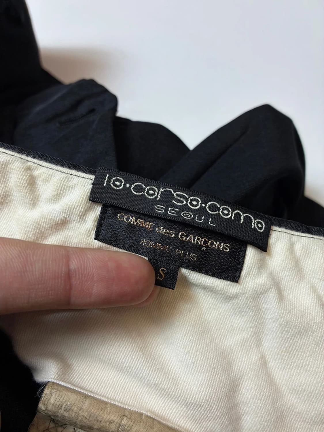 꼼데가르송 옴므 플러스 와이드 하프 팬츠 PN8348 상품이미지6