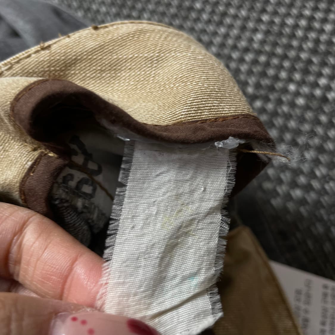 (29) 후부 그레이 큐빅 포인트 데님 팬츠 세미부츠컷 상품이미지5