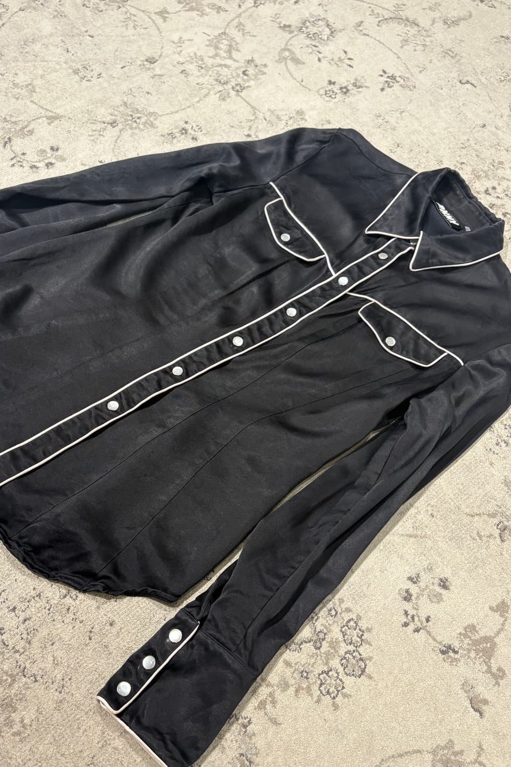 DKNY Contrast Piping Western Shirt 상품이미지7