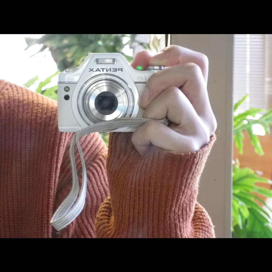 작례⭕️ 펜탁스 디지털 I-10 아이보리 화이트☁️ 빈티지 디카 상품이미지4