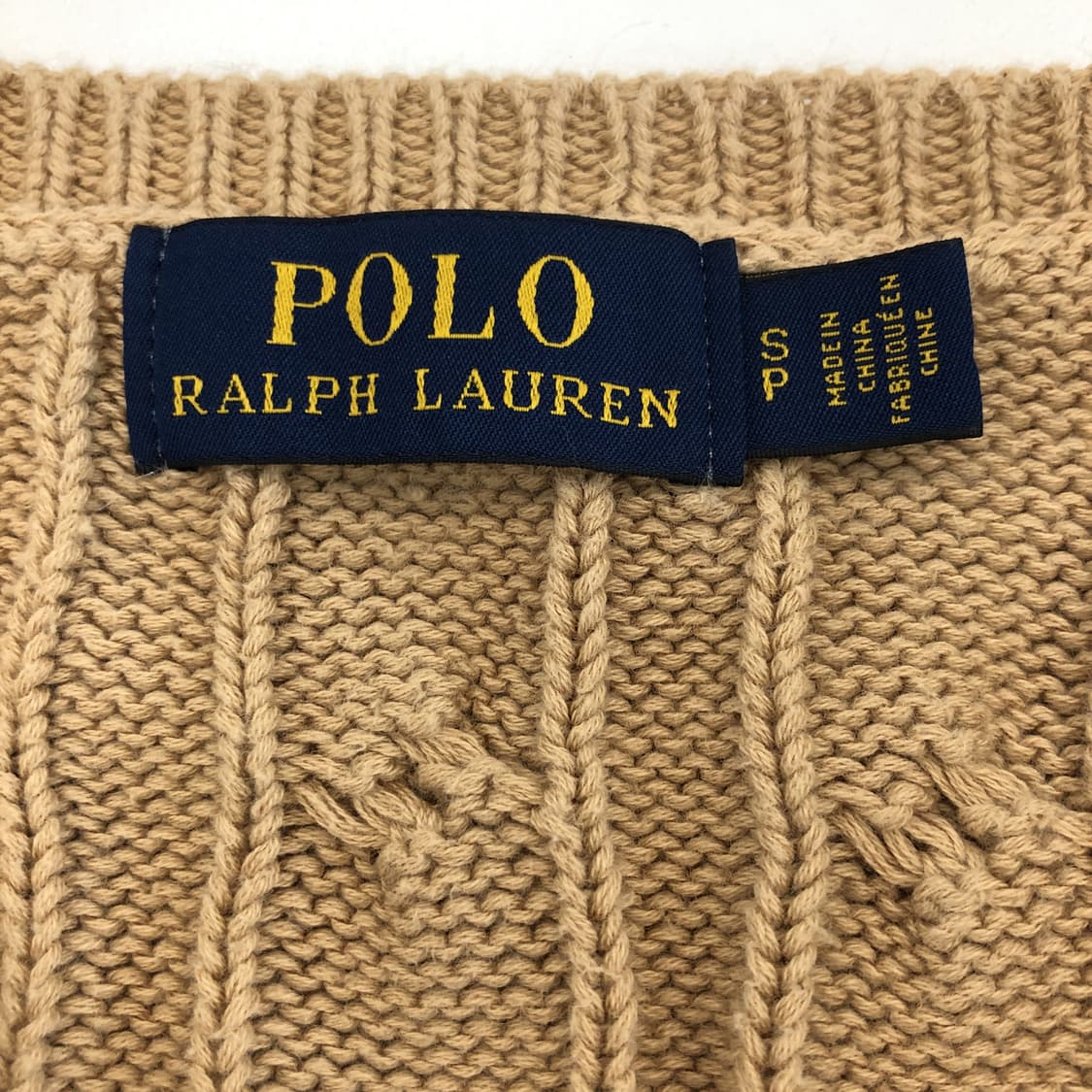 폴로 랄프로렌 화이트포니 케이블 니트가디건 S  상품이미지5