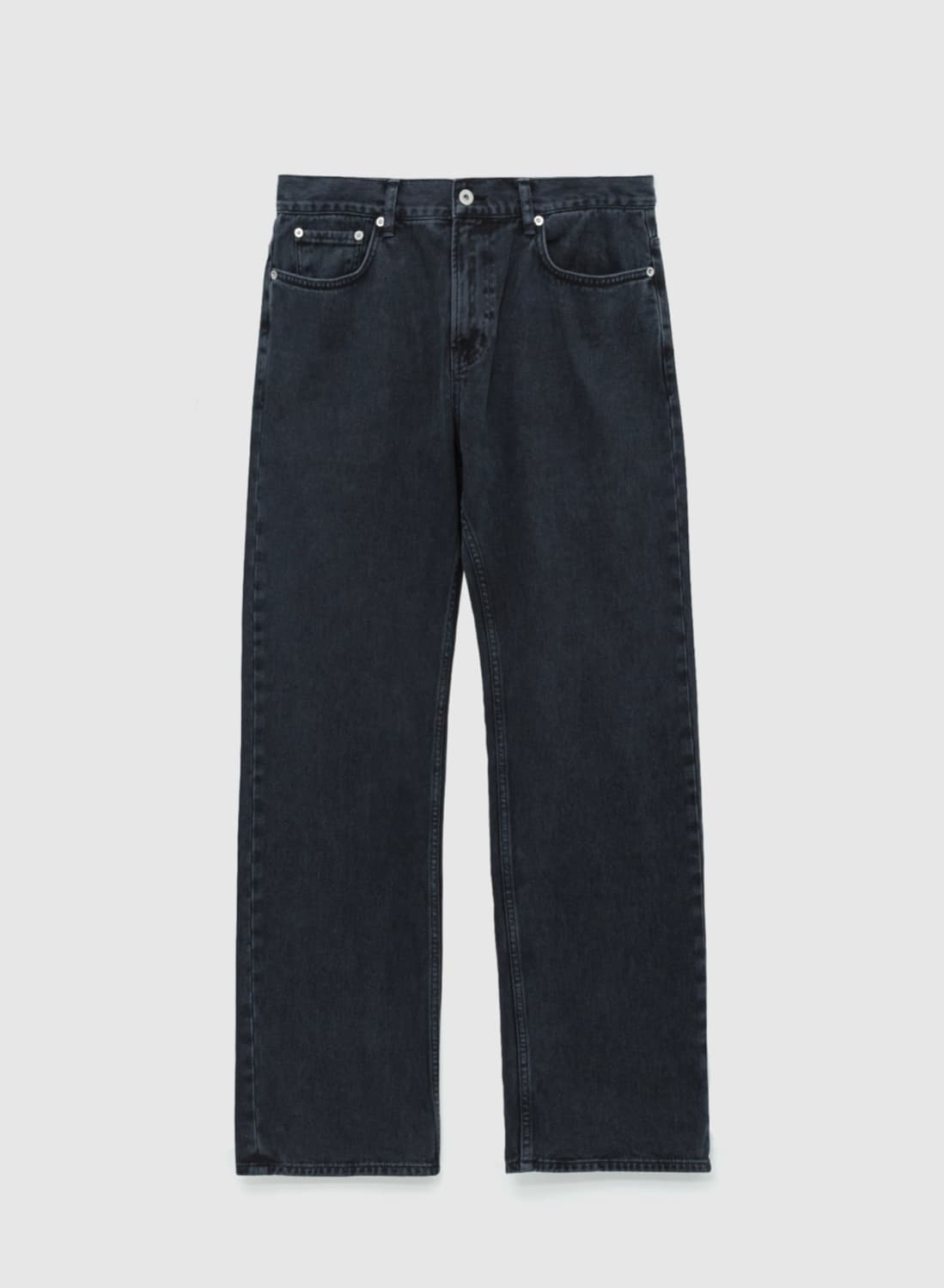 8DIVISION 세미 플레어핏 데님 워시드블랙 상품이미지1