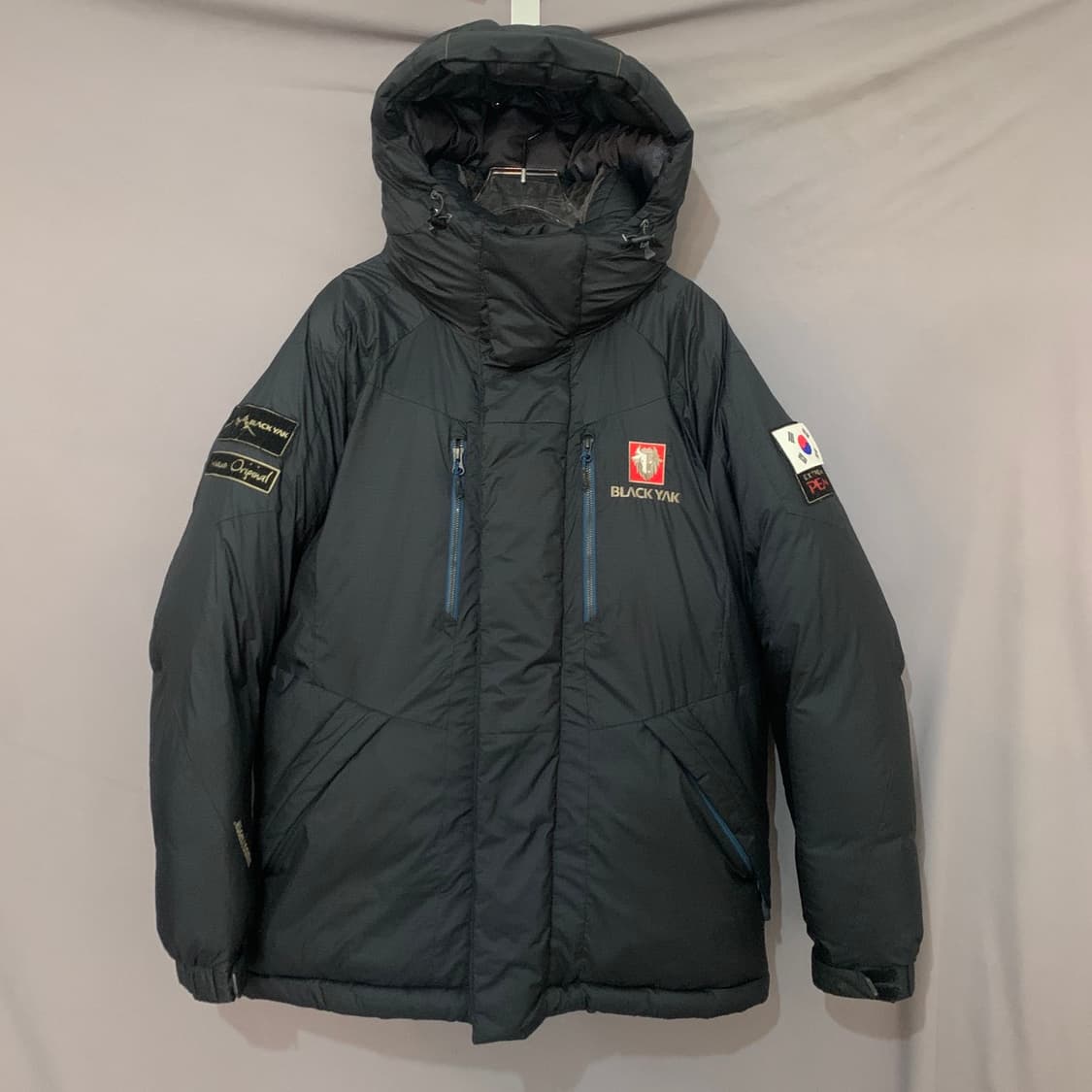 L 블랙야크 대장급 원정용 구스다운 거위털 윈드스토퍼 패딩 상품이미지1