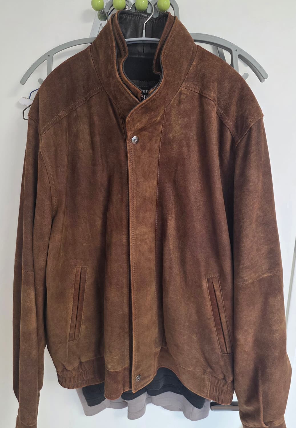 레미 레더 풀램스킨 스웨이드 더블카라 가죽자켓 42 110 2xl xxl 상품이미지1