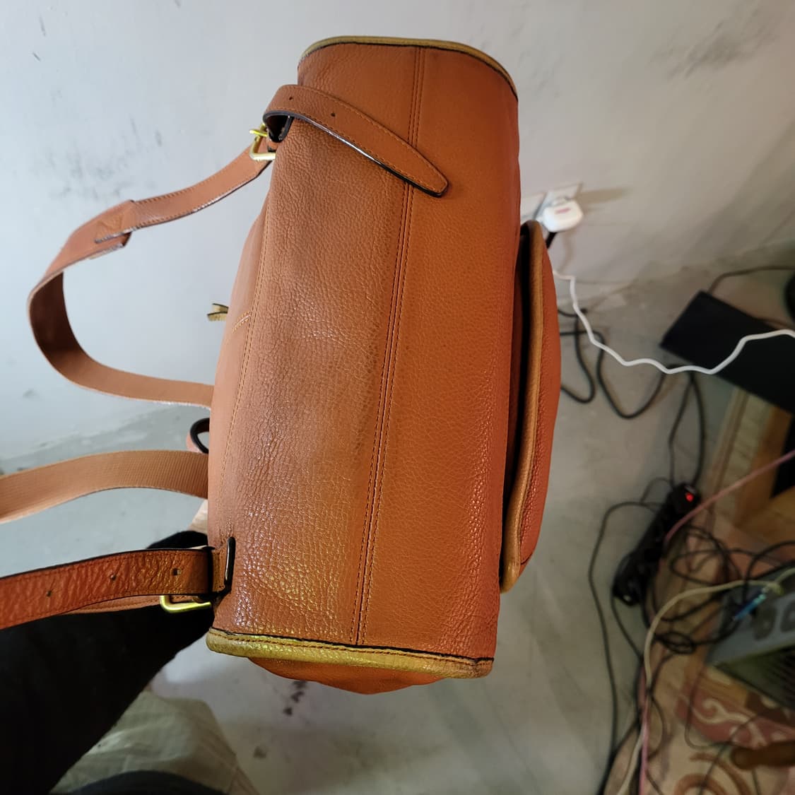 빈폴 올 레더 백팩 상품이미지9