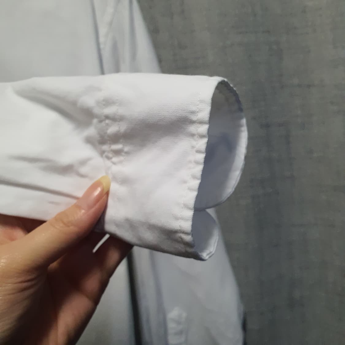 토마스모어 남성 화이트 긴팔 카라 셔츠  상품이미지3