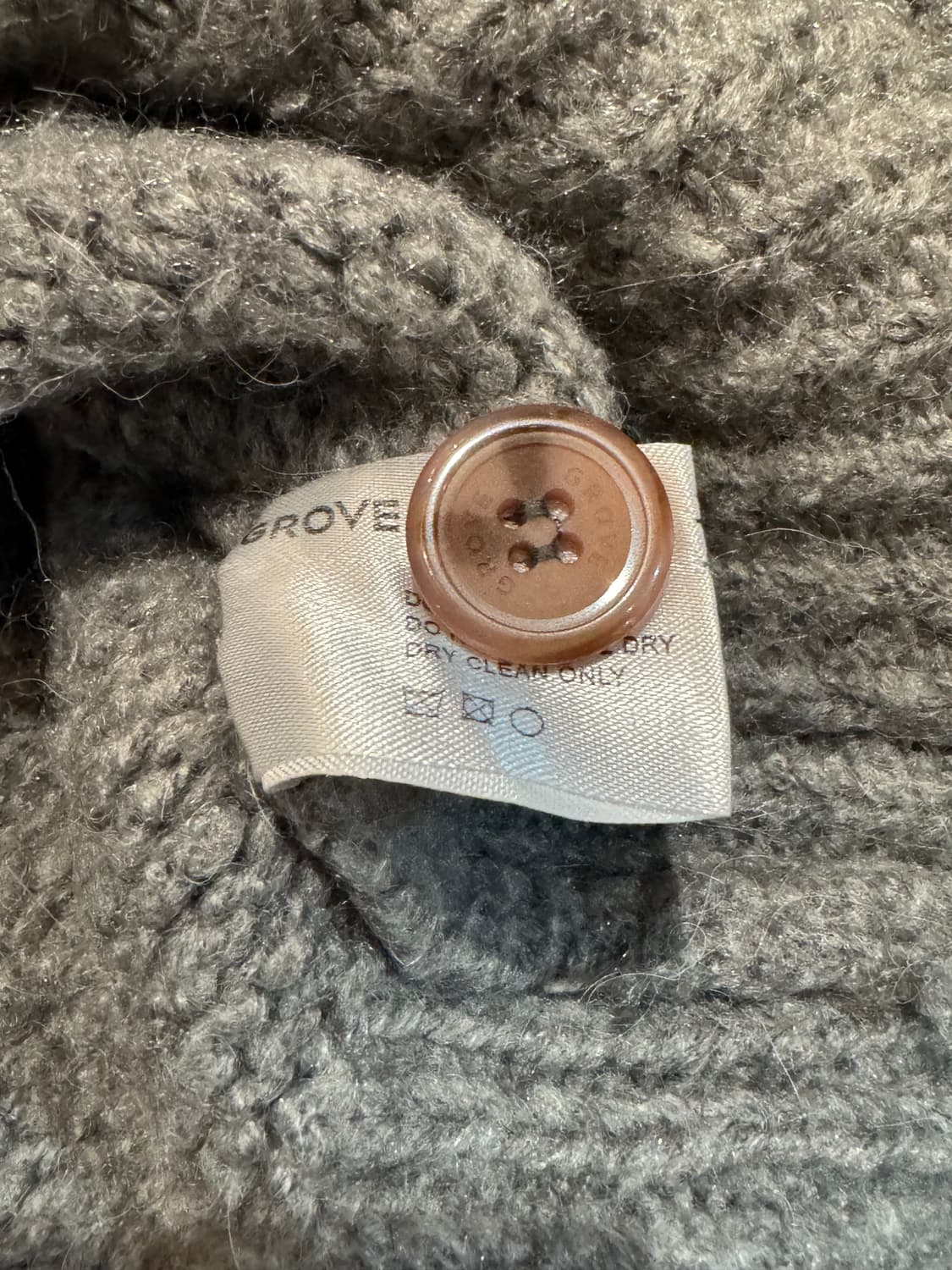 grove 그로브스토어 노르딕 아가일 패턴 카라넥 니트 상품이미지8