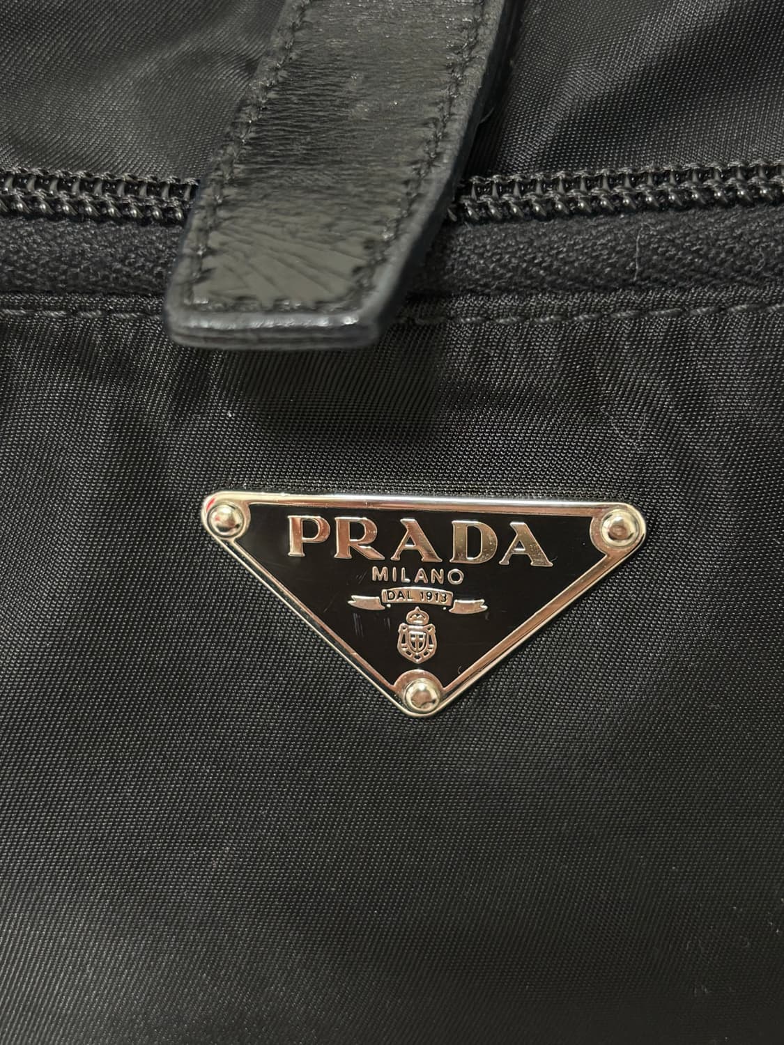 프라다 블랙 포코노 백팩 스몰 상품이미지2