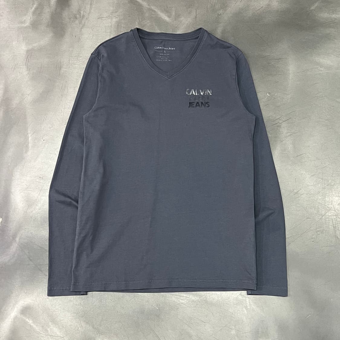  캘빈클라인 진스 로고 롱슬리브 y15580 상품이미지1