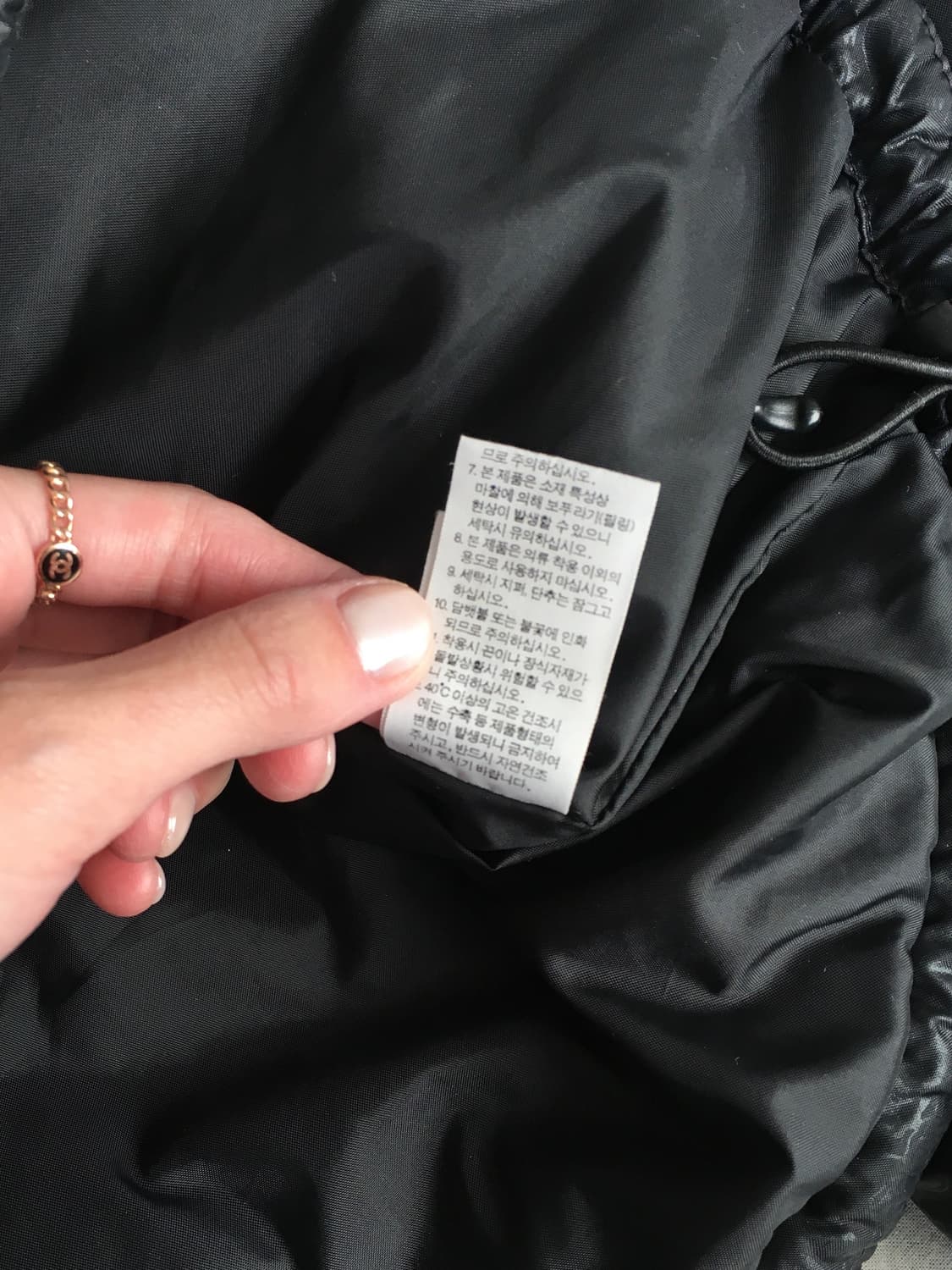 노스페이스 가슴로고 경량패딩 상품이미지7