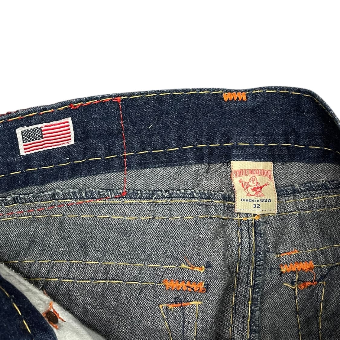 트루릴리전 부츠컷 데님팬츠 made in USA 상품이미지6