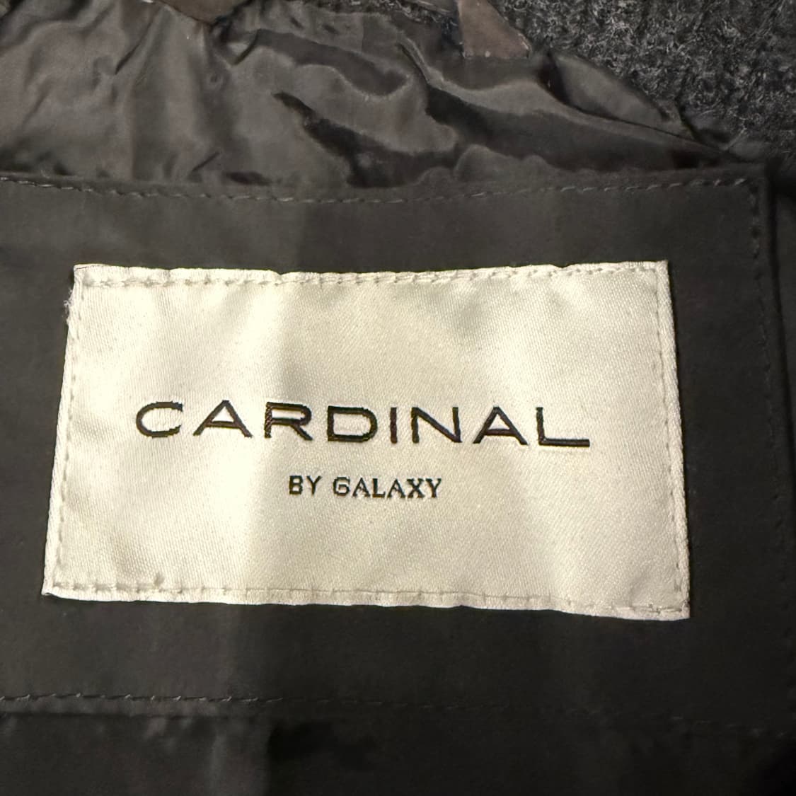 [정품/110] cardinal 블랙 퀄팅 니트 베스트 조끼 b17 상품이미지4