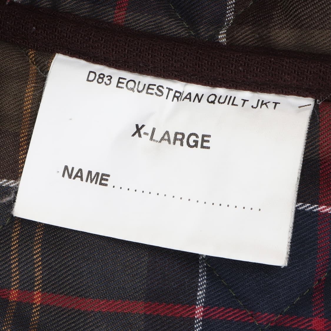 바버 카키 equestrian 퀄팅 점퍼 자켓 상품이미지9