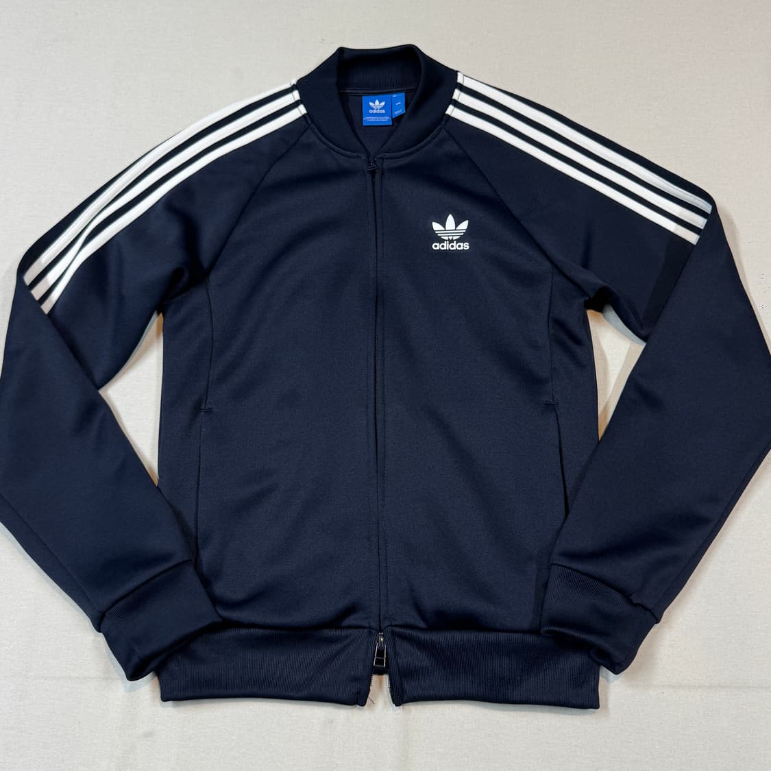 90) 아디다스 파이어버드 삼선 져지 트랙탑 집업 네이비 상품이미지2
