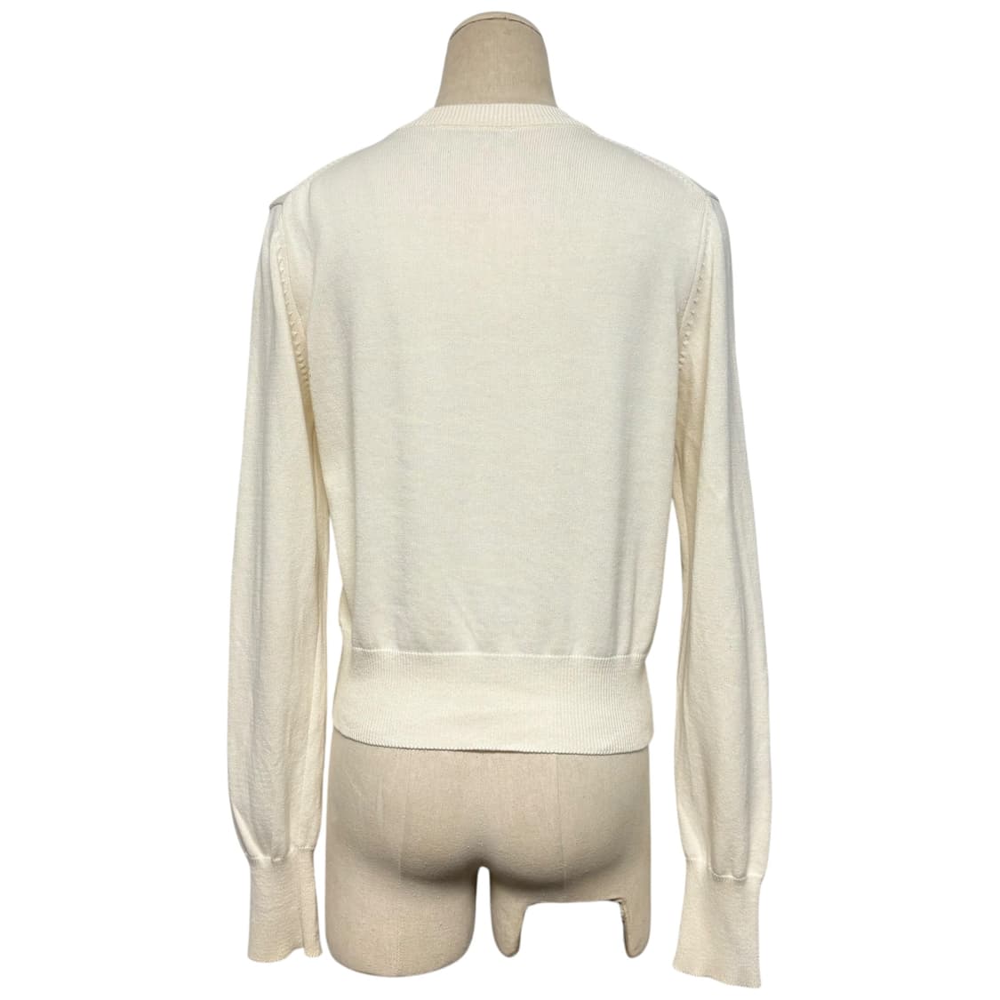 3837 마르디 메크르디 아이보리 플라워 가디건 상품이미지3