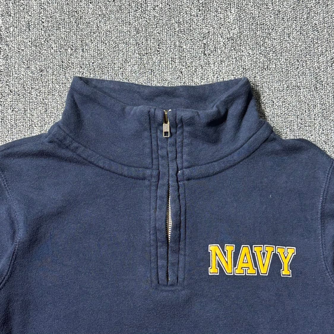 US NAVY 하프집업 맨투맨 (s/old-7785) 상품이미지2
