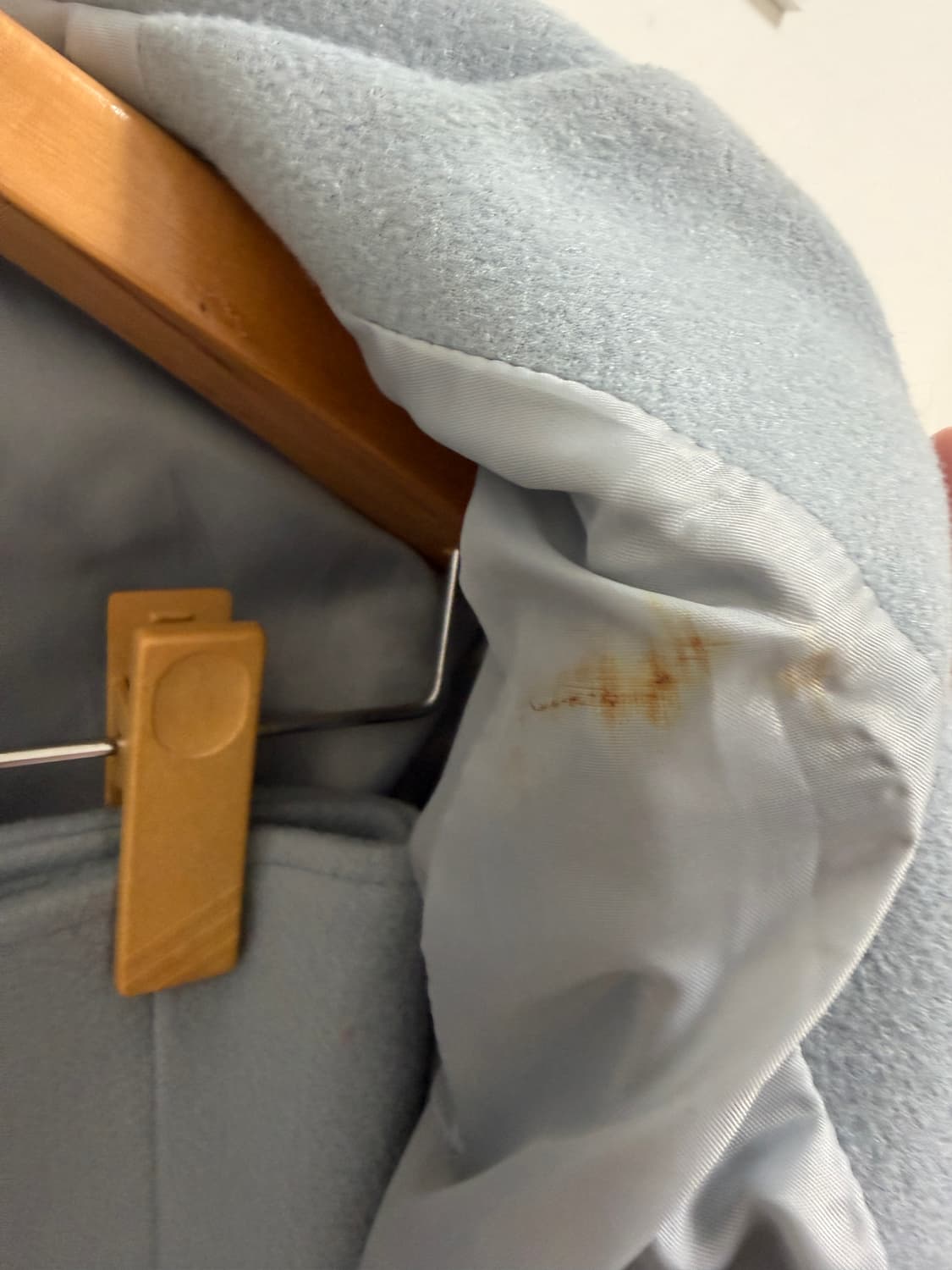 빈티지 자켓 투피스 스카이블루 스커트 상품이미지4