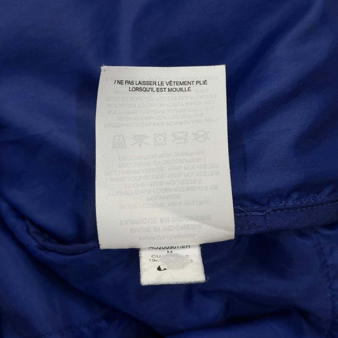 나이키 더블 스우시 퀄팅 깔깔이 자켓 블루 M 상품이미지6