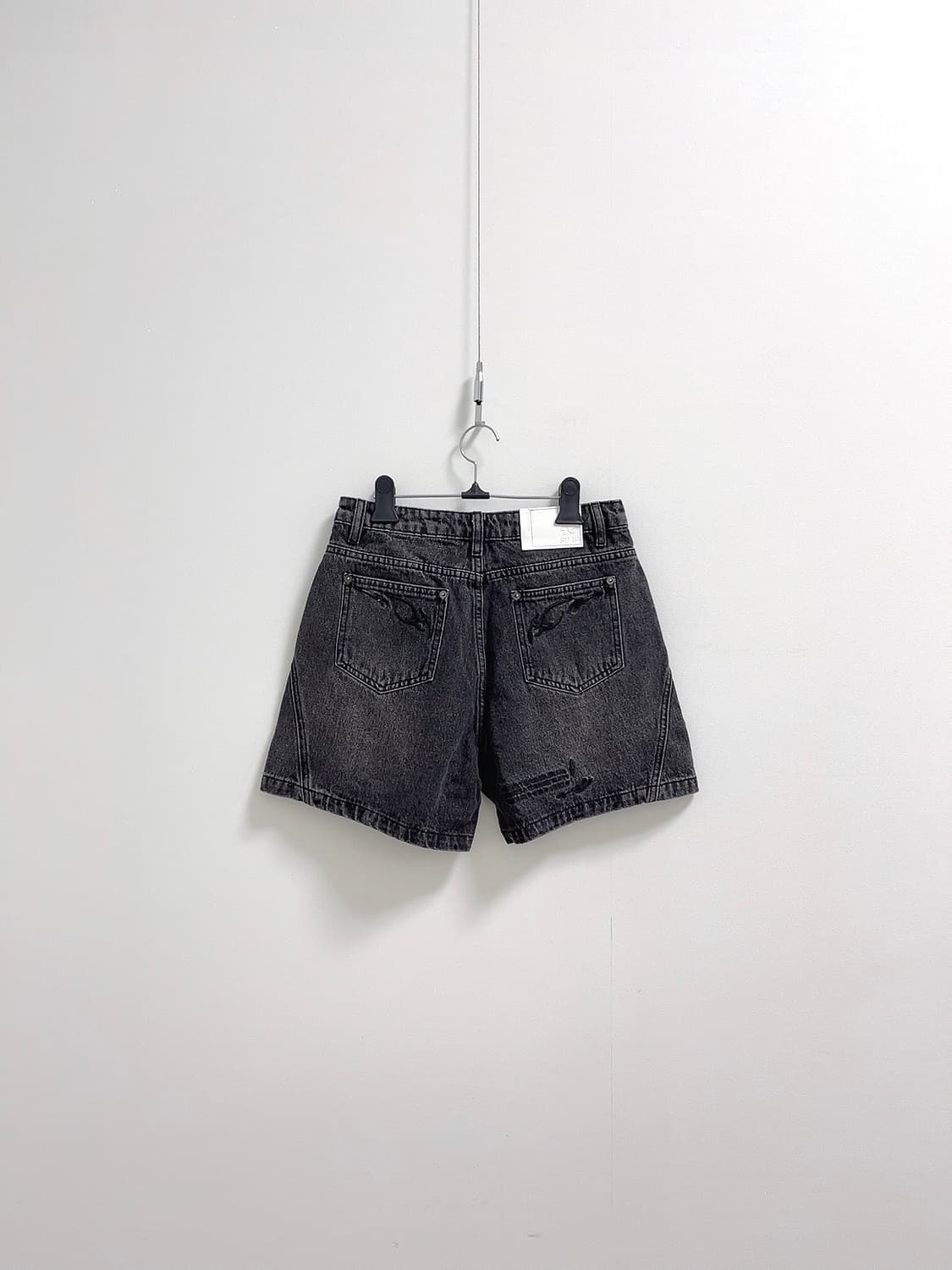 르수기 아뜰리에 자수 데님 쇼츠 상품이미지4