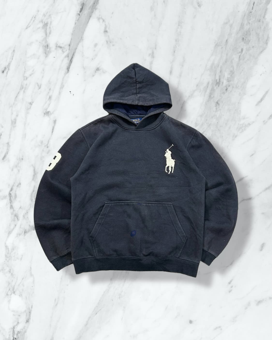 폴로 랄프로렌 빅포니 네이비 후드티 상품이미지1