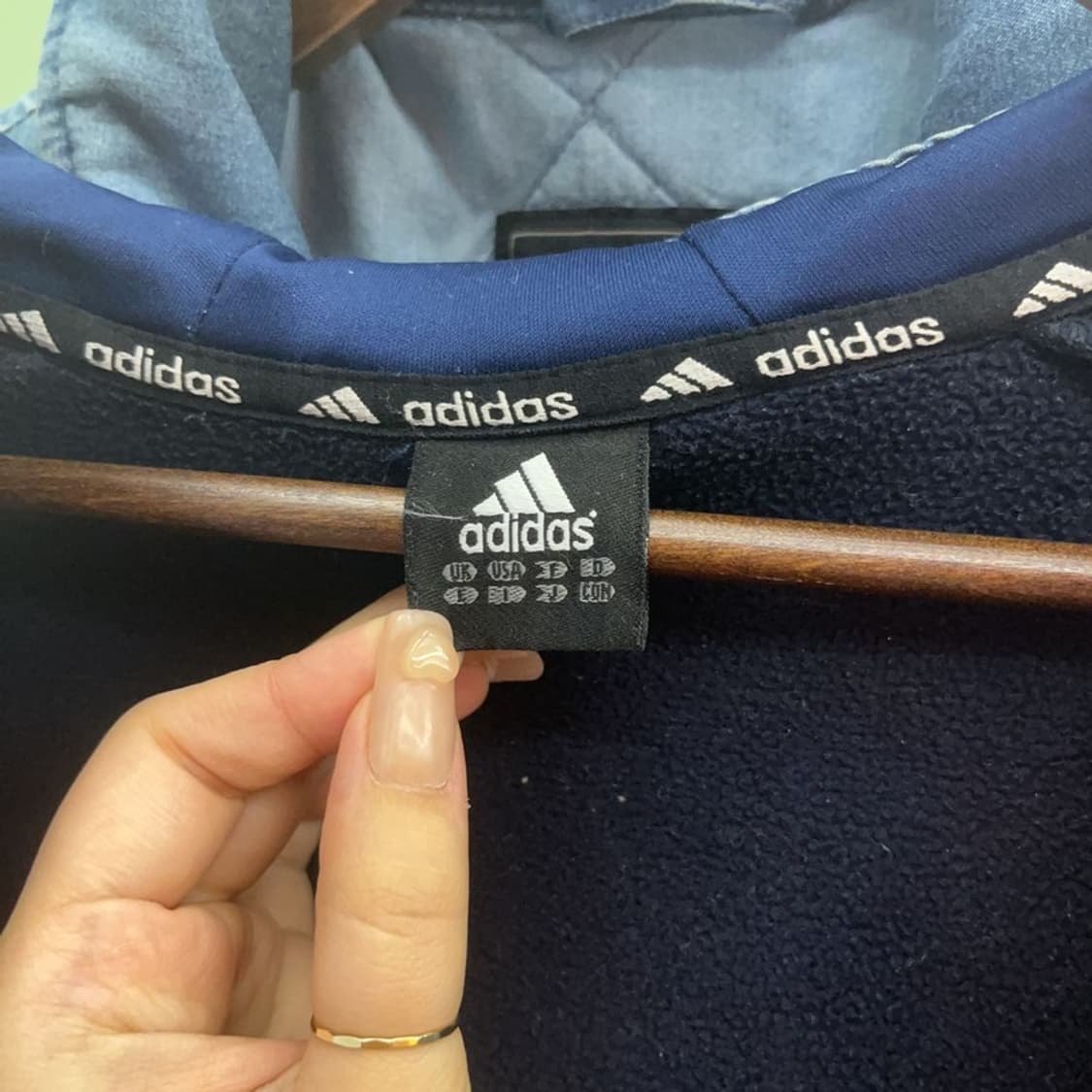 아디다스 올드스쿨 독일 국대 축구 져지 후드집업  105 C06406 상품이미지5