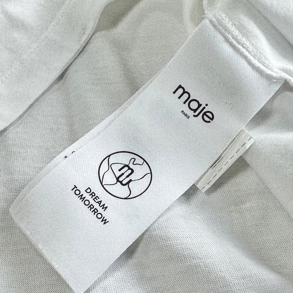 마쥬 maje 펀칭 레이스 반팔 티셔츠 상품이미지5