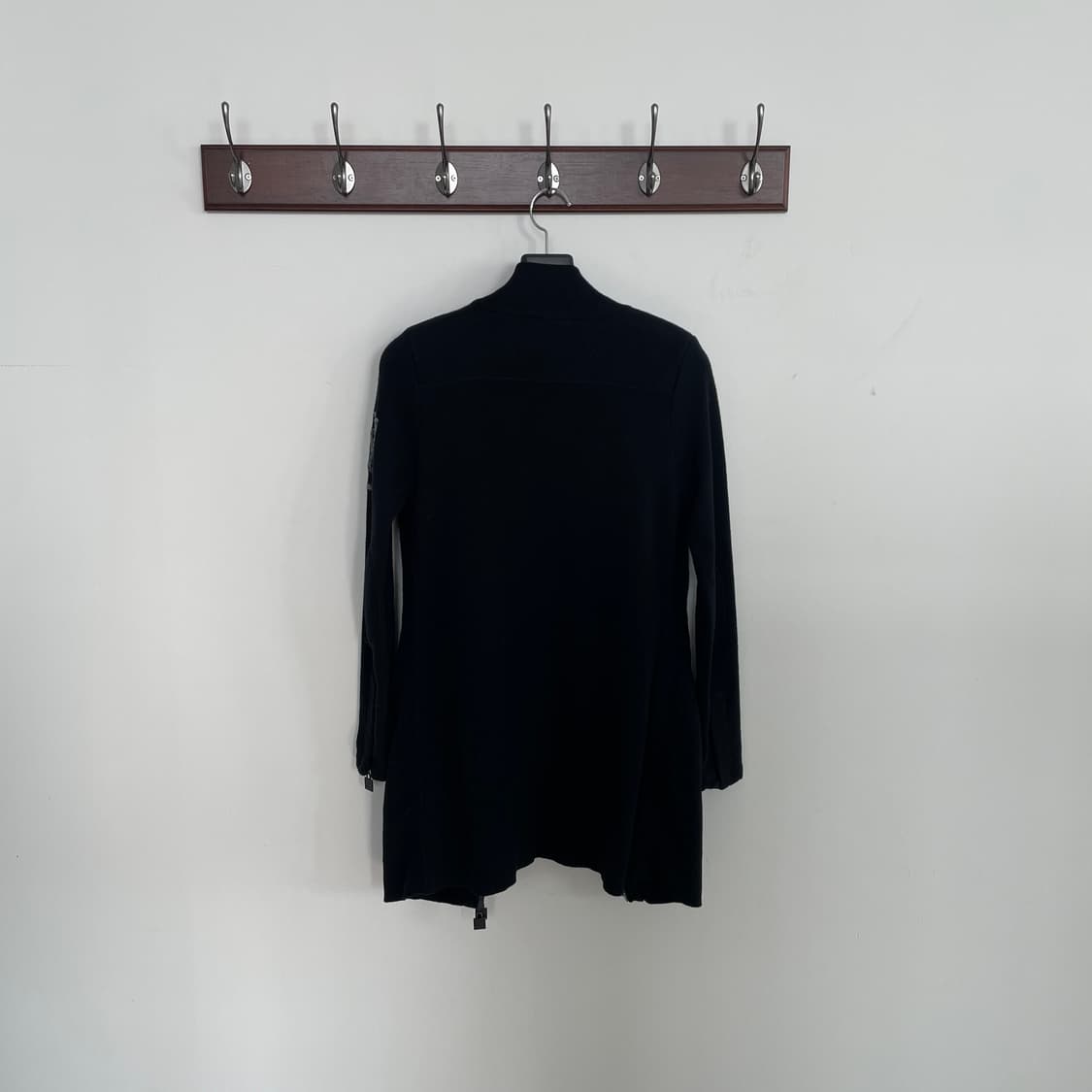 샤넬 블랙 집업 롱 가디건 상품이미지2