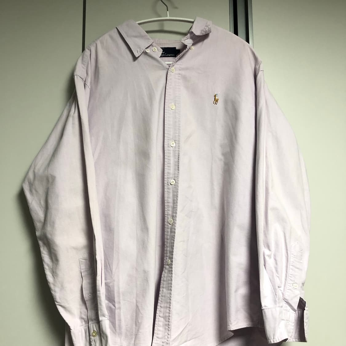 폴로 옥스포드 연보라 셔츠,남방 상품이미지2